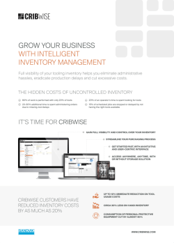 CRIBWISE Software flyer